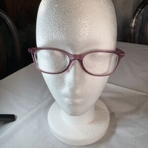 Ray-Ban JR RB1586 3777 Pink Crystal Ruby Red Eyeglasses‎ Frame 47-16-130 206